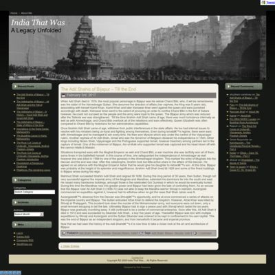 India That Was - A Legacy Unfolded