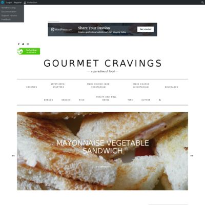 Gourmet Cravings- A Paradise of Food