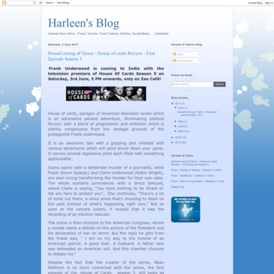 Harleen's Blog