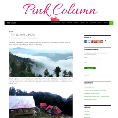 Pink Column