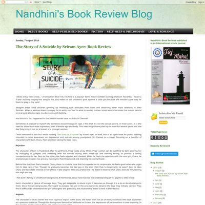Nandhini's Book Reviews